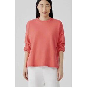 Eileen Fisher Organic Cotton Sweatshirt Sz XXS
